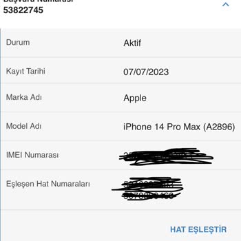 Türk Telekom 07.07.23 IMEI Kaydı Sonrası 4 Gündür Şebeke Gelmedi