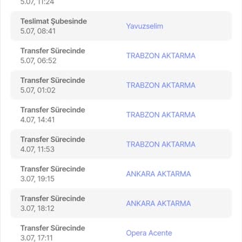 Sürat Kargo Firmasının Teslim Etmediği Sipariş
