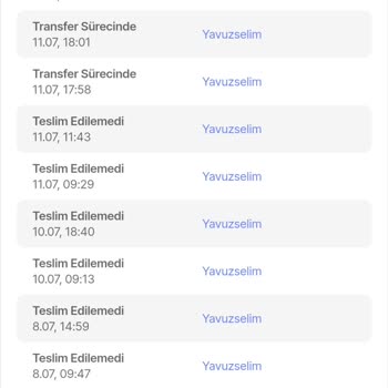 Sürat Kargo Firmasının Teslim Etmediği Sipariş