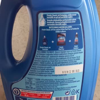 Finish Bardaklarımı Sarartan Sıvı Deterjan