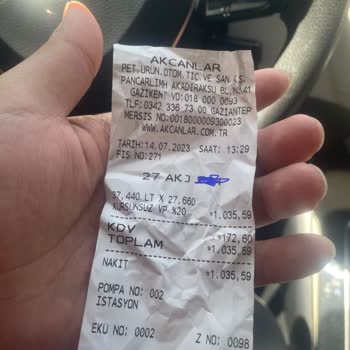 Shell Akcanlar Pompada Aracımıza Zarar Veriyorlar