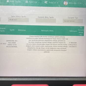 Yeni Aldığım Buzdolabının Kuruluma Siemens Servisi Tarafından Açıldı