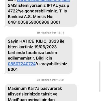 İş Bankası Müşteri Mağduriyeti İ
