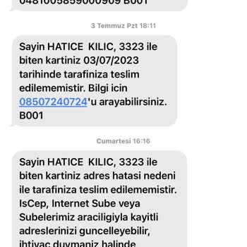 İş Bankası Müşteri Mağduriyeti İ