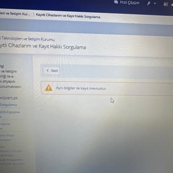 BTK İme Hat Eşleştirme