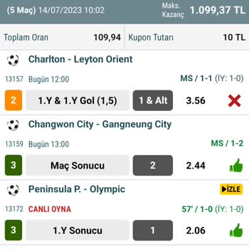 Nesine.com Kupon Hatası