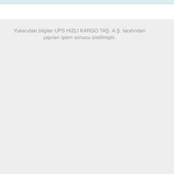 UPS Türkiye Kurye Çağırma Sorunu