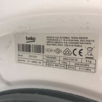 Yeni Aldığım Beko Çamaşır Makinemin Çamaşırlarımı Yırtması