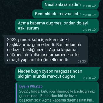 Dyson V15 Lazer Başlık Sorunu