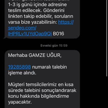 Sendeo Kolaymama.com'dan Siparişim Hakkında Sorun Yaşadım