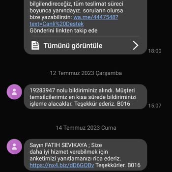 Sendeo Kargo Ya Ulaşan Ürünüm Gelmedi.