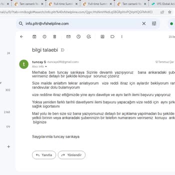 VFS Global Ankara Vize Randevusu Alamama 0212 373 58 01 No Bakılmıyor