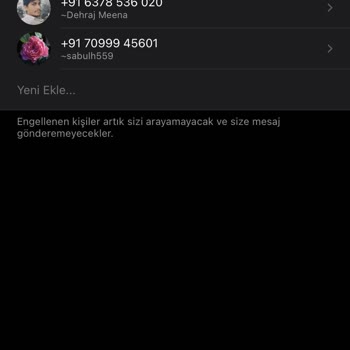 WhatsApp Yabancı Kişilerden Mesaj