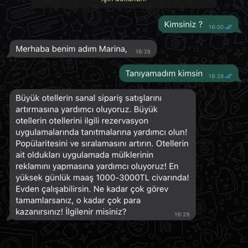 WhatsApp Yabancı Kişilerden Mesaj