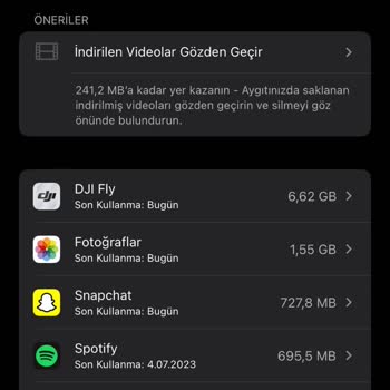 iPhone icloud Drive Dosya Silinmesi