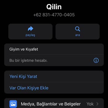 WhatsApp Şüpheli Mesaj Bilgisi