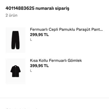 Bershka'dan Aldığım Ürünlerin Elime Ulaşmaması