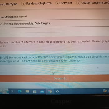 Polonya VFS Global Randevu Alamıyorum