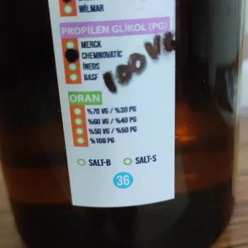 Golden Kimya Yanlış Ürün! 36 Nbase Yerine. Nikotinsiz Nbase Gönderilmiş.