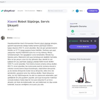 Hepsiburada.com'un Garanti Servisi Ouno Servis Ücret Talep Ediyor