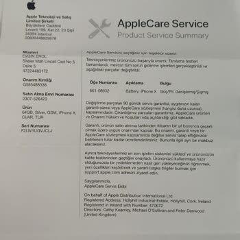 Apple Servisi Bataryayı Değiştirdi Sağlam Ekrana Zarar Verdi