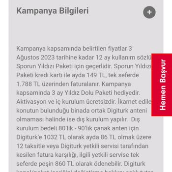 Digiturk Web Sitesi Ve Müşteri Hizmetleri Ücret Tutarsızlığı