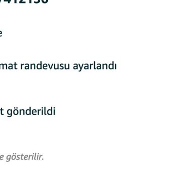 Amazon Ürünü Teslim Etmiyor