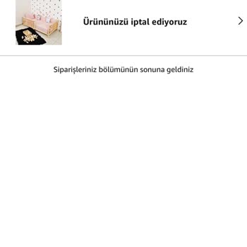 Amazon Siparişimin İptal Edilmemesi