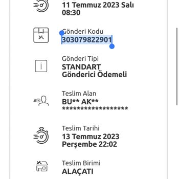 Yurtiçi Kargo Kargomu Başkasına Teslim Etmiş