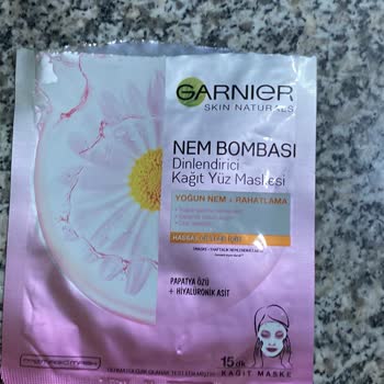 Garnier Kağıt Maske Şikayet