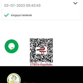 ŞifaAna Kargoya Verilmeyen Ürünler (11 Gün Oldu)