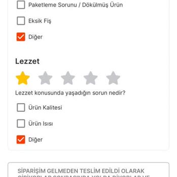 Migros Yemek Siparişimin İadesi Ve İptali