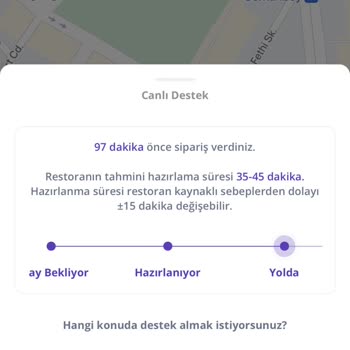 Getir 7 Dakika'lik Mesafeye 105 Dakika'da Sipariş Getiriyor.