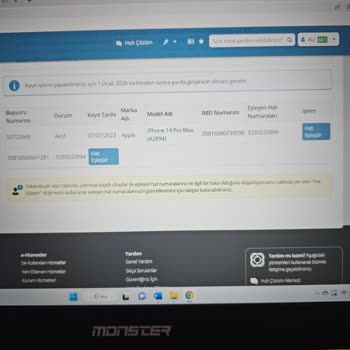 BTK Hat Eşleştirme Sorunu