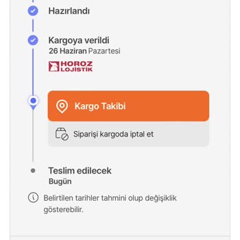Horoz Lojistik 18 Günde Teslim Etmedikleri Siparişimin Nerede Olduğunu Bilen Yok!