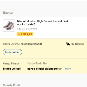 Şok Market Kargo Sorunu