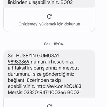 Evkur'dan Ürün Siparişi Hakkında