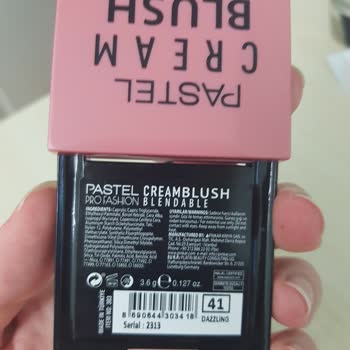 Pastel Kozmetik Krem Allık Bozuk Çıktı