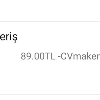 CV Maker Hesaplardan İzinsiz Para Çekiyor
