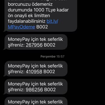 Moneypay Borcum Ödemesi Ve Limit Artışı