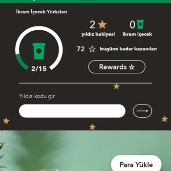 Starbucks İkram İçecek Yüklenmemesi