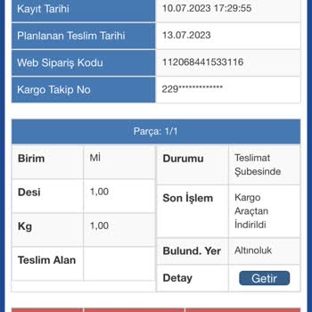 Sürat Kargo Firması Teslimat Yapmıyor
