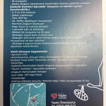 Çankaya Yaşam Hastanesi Sorun Yaşama