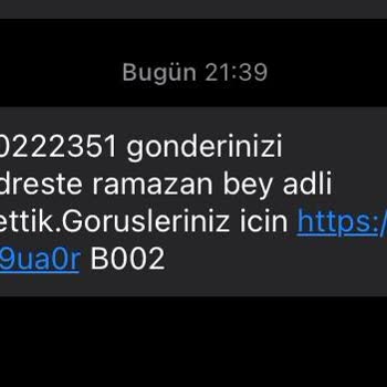 KARGOMsende Tanımadığım Birine Teslim Edilen Ürün