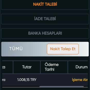 Kabasakalonline.com Bakiyedeki Parayı Bankaya Aktarma