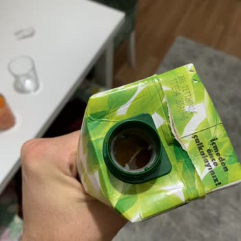 Cappy Meyve Suyundan Kabuklu Şeyler Çıktı