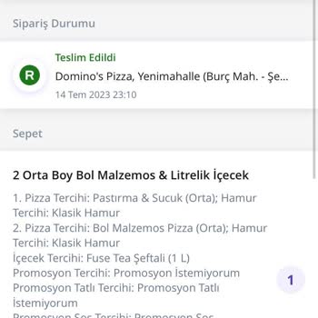 Domino's Pizza Gelmeyen Sipariş / Burç Mahallesi (Yenimahalle)