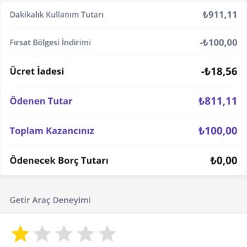 Getir Moov Dan Araç Kiralama