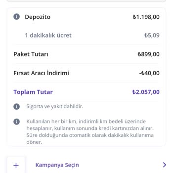 Getir Moov Dan Araç Kiralama