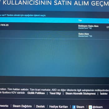 Steam Bekleyen Satın Alım FİFA 23